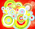 The Retro Design Three Free Vector
